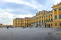 VIENNA, AUSTRIA - 22-10-2018: The Area Natural History Museum. The Old Town is a UNESCO World Heritage Site.Schonbrunn palace in