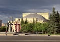 The area of the Novosibirsk Opera theatre
