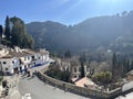 Area of Sacromonte, Granada, Spain Royalty Free Stock Photo
