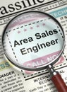 Area Sales Engineer Hiring Now. 3D.