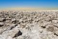 Area of salt plates in the middle of death valley, called Devil Royalty Free Stock Photo