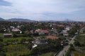 Aerial view of residential areas in Lambhuk Village, Banda Aceh, Indonesia