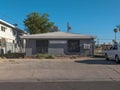 Renovated apartment building in the Naked City are of Las Vegas, Nevada.