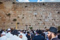 The area in Western Wall of Temple Royalty Free Stock Photo