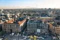 Areal view of Al Marjeh Square in Damascus