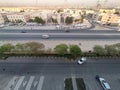 An areal view of Al qouz 2 near Al khail gate dubai Royalty Free Stock Photo