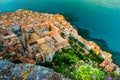 Areal view of Cefalu, Italy. Royalty Free Stock Photo