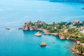 Areal view of Cefalu, Italy. Royalty Free Stock Photo