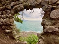 Areal view in the Giresun Golden Fleece Island - Giresun Adasi