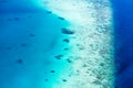 Areal view of Maldivian Atolls, Eden on Earth