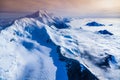 Areal View Of Mount McKinley Glaciers, Alaska, USA