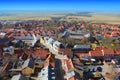 Areal View over Ribe, Denmark Royalty Free Stock Photo