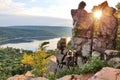 Beautiful Wisconsin summer nature background. Royalty Free Stock Photo