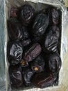 Arebian black dates fresh pure
