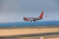 ARECIFE, SPAIN - APRIL, 16 2017: Boeing 737-800 of Jet2 with the