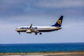 ARECIFE, SPAIN - APRIL, 15 2017: Boeing 737-800 of RYANAIR with