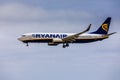 ARECIFE, SPAIN - APRIL, 15 2017: Boeing 737-800 of RYANAIR with
