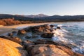 Aregno Plage near Algajola in Corsica Royalty Free Stock Photo