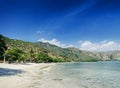 Areia branca beach and coastline near dili in east timor Royalty Free Stock Photo