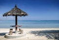 Areia branca tropical beach view near dili in east timor