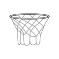 arena basketball hoop cartoon vector illustration Royalty Free Stock Photo