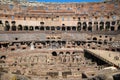 Arena of the Coliseum, the largest amphitheater of the Ancient World