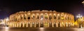 The Arena di Verona at night