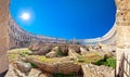 Arena Pula. Ancient ruins of Roman amphitheatre in Pula