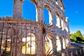 Arena Pula historic Roman amphitheater ruins view