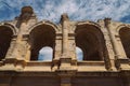 Arena and Roman Amphitheatre, Arles, Provence, France Royalty Free Stock Photo