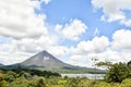 Arenal Volcano lake park in Costa rica central america Royalty Free Stock Photo