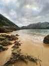Arenillas beach in Castro Urdiales, Cantabria, northern Spain Royalty Free Stock Photo