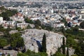 Areopagus -Mars Hill- behind Athens City