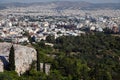 Areopagus -Mars Hill- behind Athens City