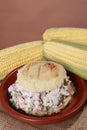 Arepa reina pepiada Royalty Free Stock Photo