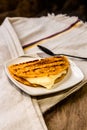 Arepa Typical Colombian cuisine made of ground corn and white cheese Royalty Free Stock Photo