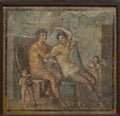 Ares and Aphrodite Fresco from Pompeii