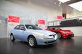 Alfa Romeo 156 and 8C Competizione models on display at The Historical Museum Alfa Romeo Royalty Free Stock Photo