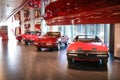 Arese, Italy - Alfa Romeo cars on display at The Historical Museum Alfa Romeo Royalty Free Stock Photo