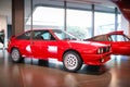 Arese, Italy - Alfa Romeo Sprint 6C model on display at The Historical Museum Alfa Romeo Royalty Free Stock Photo