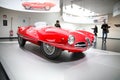 A superb Alfa Romeo 1900 C52 Disco Volante model on display at The Historical Museum Alfa Romeo