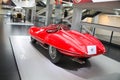 A superb Alfa Romeo 1900 C52 Disco Volante model on display at The Historical Museum Alfa Romeo