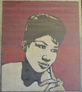 Aretha Franklin Painting, Memphis, Tennessee