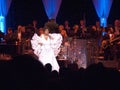 Aretha Franklin performing at the celebration for the official opening of the William J. Clinton Presidential Library November Royalty Free Stock Photo