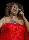 Aretha Franklin performs in concert