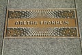 Aretha Franklin Plaque