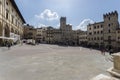 AREZZO, ITALY - September 18, 2019: Splendid panoramic view of the city of Arezzo Royalty Free Stock Photo