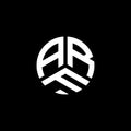 ARF letter logo design on white background. ARF creative initials letter logo concept. ARF letter design