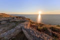 Argamum Organe fortress ruins, Romania Royalty Free Stock Photo