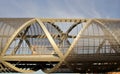 Arganzuela Footbridge, manzanares river